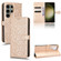 Samsung Galaxy S23 Ultra 5G Honeycomb Dot Texture Leather Phone Case - Gold Samsung Galaxy S23 Ultra 5G Honeycomb Dot Texture Leather Phone Case - Gold