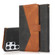 Samsung Galaxy S23 Ultra 5G Dual-color Stitching Leather Phone Case - Black Brown