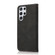 Samsung Galaxy S23 Ultra 5G Dual-color Stitching Leather Phone Case - Black Rose Gold