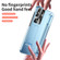 Samsung Galaxy S23 Ultra 5G Electroplating Pen Slot Phone Case with Holder - Blue Samsung Galaxy S23 Ultra 5G Electroplating Pen Slot Phone Case with Holder - Blue