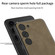 Samsung Galaxy S23 Ultra 5G GKK Skin-feel Leather Full Coverage Phone Case without Pen - Black