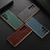 Samsung Galaxy S23 Ultra 5G Genuine Leather Ostrich Texture Nano Electroplating Phone Case - Coffee