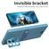 Samsung Galaxy S23 Ultra 5G Pure Color Invisible Lens Holder Phone Case - Lake Blue