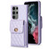 Samsung Galaxy S23 Ultra 5G Vertical Wallet Rhombic Leather Phone Case - Purple