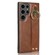 Samsung Galaxy S23 Ultra 5G Wristband Leather Back Phone Case - Brown Samsung Galaxy S23 Ultra 5G Wristband Leather Back Phone Case - Brown