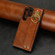 Samsung Galaxy S23 Ultra 5G Wristband Leather Back Phone Case - Brown Samsung Galaxy S23 Ultra 5G Wristband Leather Back Phone Case - Brown