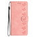 Samsung Galaxy S23 Ultra 5G Seven Butterflies Embossed Leather Phone Case - Pink