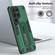 Samsung Galaxy S23 Ultra 5G Variety Brave Armor Finger Loop Holder Phone Case - Green