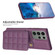 Samsung Galaxy S23 Ultra 5G Grid Card Slot Holder Phone Case - Dark Purple