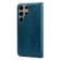 Samsung Galaxy S23 Ultra 5G Oil Wax Texture Leather Phone Case - Blue Samsung Galaxy S23 Ultra 5G Oil Wax Texture Leather Phone Case - Blue