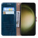 Samsung Galaxy S23 Ultra 5G Oil Wax Texture Leather Phone Case - Blue Samsung Galaxy S23 Ultra 5G Oil Wax Texture Leather Phone Case - Blue