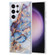 Samsung Galaxy S23 Ultra 5G Coloured Glaze Marble Phone Case - Purple Grey