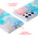 Samsung Galaxy S23 Ultra 5G Coloured Glaze Marble Phone Case - Purple Blue