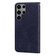 Samsung Galaxy S23 Ultra 5G Frosted Business Magnetic Horizontal Flip PU Phone Case - Black