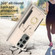 Samsung Galaxy S23 Ultra 5G BF27 Metal Ring Card Bag Holder Phone Case - Beige