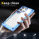 Samsung Galaxy S23 Ultra 5G Skin Feel TPU + PC Phone Case - Transparent Blue Samsung Galaxy S23 Ultra 5G Skin Feel TPU + PC Phone Case - Transparent Blue