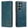 Samsung Galaxy S23 Ultra 5G TTUDRCH RFID Retro Texture Magnetic Leather Phone Case - Greem