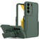 Samsung Galaxy S23 Ultra 5G Explorer Series Back Clip Holder PC Phone Case - Dark Green