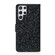 Samsung Galaxy S23 Ultra 5G Glitter Powder Filp Leather Phone Case - Black