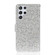 Samsung Galaxy S23 Ultra 5G Glitter Powder Filp Leather Phone Case - Silver
