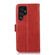Samsung Galaxy S23 Ultra 5G Crazy Horse Top Layer Cowhide Leather Phone Case - Red