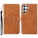 Samsung Galaxy S23 Ultra 5G Ethnic Style Embossed Pattern Leather Phone Case - Brown