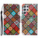 Samsung Galaxy S23 Ultra 5G Colored Drawing Pattern Leather Phone Case - Ethnic Style