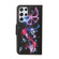 Samsung Galaxy S23 Ultra 5G Colored Drawing Pattern Leather Phone Case - Fluorescent Butterfly Samsung Galaxy S23 Ultra 5G Colored Drawing Pattern Leather Phone Case - Fluorescent Butterfly
