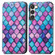 Samsung Galaxy S23 Ultra 5G CaseNeo Colorful Magnetic Leather Phone Case - Purple Scales