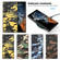 Samsung Galaxy S23 Ultra 5G Camouflage Leather Back Cover Phone Case - Blue
