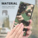 Samsung Galaxy S23 Ultra 5G Camouflage Leather Back Cover Phone Case - Blue