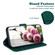 Samsung Galaxy S23 Ultra 5G Butterfly Rose Embossed Leather Phone Case - Green