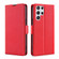 Samsung Galaxy S23 Ultra Ultra-thin Voltage Side Buckle Horizontal Flip Leather Phone Case - Red