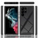 Samsung Galaxy S23 Ultra 5G Two-layer Integrated Transparent TPU + PC + PET Protective Phone Case - Rose Red