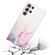 Samsung Galaxy S23 Ultra 5G Hollow Marble Pattern TPU Precise Hole Phone Protective Case - Pink Samsung Galaxy S23 Ultra 5G Hollow Marble Pattern TPU Precise Hole Phone Protective Case - Pink