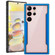 Samsung Galaxy S23 Ultra 5G Defender Metal Clear PC Soft TPU Phone Case - Blue