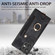 Samsung Galaxy S23 Ultra 5G Retro Skin-feel Ring Multi-card Wallet Phone Case - Black
