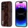 Samsung Galaxy S23 Ultra 5G ABEEL Genuine Leather Weilai Series Phone Case - Coffee