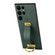 Samsung Galaxy S23 Ultra 5G SULADA PC + Leather Texture Skin Feel Shockproof Phone Case - Green