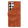 Samsung Galaxy S23 Ultra 5G Flower Butterfly Embossing Pattern Leather Phone Case - Brown Samsung Galaxy S23 Ultra 5G Flower Butterfly Embossing Pattern Leather Phone Case - Brown