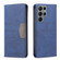 Samsung Galaxy S23 Ultra 5G BF10 Color Block Magnetic Flip Leather Phone Case - Blue