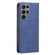 Samsung Galaxy S23 Ultra 5G BF10 Color Block Magnetic Flip Leather Phone Case - Blue