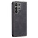 Samsung Galaxy S23 Ultra 5G BF10 Color Block Magnetic Flip Leather Phone Case - Black