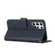 Samsung Galaxy S23 Ultra 5G Stitching Calf Texture Buckle Leather Phone Case - Blue