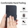 Samsung Galaxy S23 Ultra 5G Stitching Calf Texture Buckle Leather Phone Case - Blue