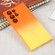 Samsung Galaxy S23 Ultra 5G Liquid TPU Silicone Gradient MagSafe Phone Case - Orange Yellow