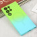 Samsung Galaxy S23 Ultra 5G Liquid TPU Silicone Gradient MagSafe Phone Case - Cyan Blue