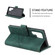 Samsung Galaxy S23 Ultra 5G Skin Feel Multi-card Wallet Leather Phone Case - Green