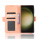 Samsung Galaxy S23 Ultra 5G Skin Feel Calf Texture Card Slots Leather Phone Case - Pink