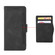 Samsung Galaxy S23 Ultra 5G Skin Feel Calf Texture Card Slots Leather Phone Case - Black